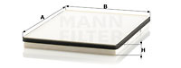 Filtru, aer habitaclu (CU3132 MANN-FILTER) DAF