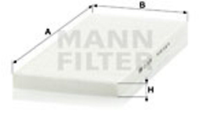 Filtru, aer habitaclu (CU3138 MANN-FILTER) FIAT,LANCIA