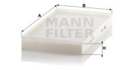 Filtru, aer habitaclu (CU3540 MANN-FILTER) MERCEDES-BENZ