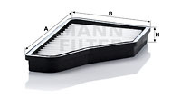 Filtru, aer habitaclu (CU4007 MANN-FILTER) MERCEDES-BENZ