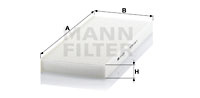 Filtru, aer habitaclu (CU4179 MANN-FILTER) Citroen,FIAT,LANCIA,PEUGEOT
