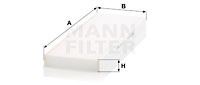 Filtru, aer habitaclu (CU45004 MANN-FILTER) SCANIA