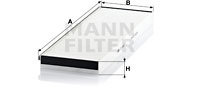 Filtru, aer habitaclu (CU4662 MANN-FILTER) DAF,IRISBUS,IVECO,MAN,MERCEDES-BENZ,NEOPLAN,SCANIA,SETRA,...