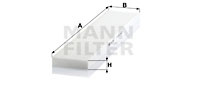 Filtru, aer habitaclu (CU5480 MANN-FILTER) FORD,SEAT,VW
