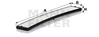 Filtru, aer habitaclu (CU6724 MANN-FILTER) ALPINA,BMW