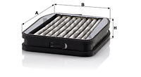Filtru, aer habitaclu (CUK180002 MANN-FILTER) MERCEDES-BENZ