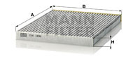 Filtru, aer habitaclu (CUK1936 MANN-FILTER) NISSAN,NISSAN (DFAC)