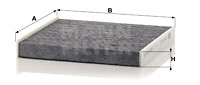 Filtru, aer habitaclu (CUK22013 MANN-FILTER) FORD,FORD AUSTRALIA