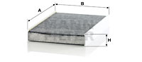 Filtru, aer habitaclu (CUK26006 MANN-FILTER) SEAT,SKODA,VW