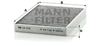 Filtru, aer habitaclu (CUK2742 MANN-FILTER) Citroen,PEUGEOT