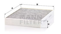 Filtru, aer habitaclu (CUK28471 MANN-FILTER) PORSC...