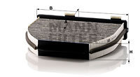 Filtru, aer habitaclu (CUK29005 MANN-FILTER) MERCEDES-BENZ,MERCEDES-BENZ (BBDC)