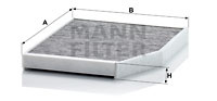 Filtru, aer habitaclu (CUK29007 MANN-FILTER) FORD,FORD AUSTRALIA