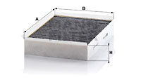 Filtru, aer habitaclu (CUK2950 MANN-FILTER) JAGUAR