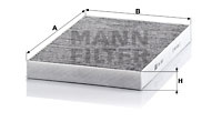 Filtru, aer habitaclu (CUK3037 MANN-FILTER) AUDI,SEAT