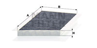 Filtru, aer habitaclu (CUK3461 MANN-FILTER) MERCEDES-BENZ