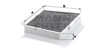 Filtru, aer habitaclu (CUK34611 MANN-FILTER) MERCEDES-BENZ