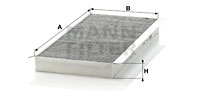Filtru, aer habitaclu (CUK3567 MANN-FILTER) FORD,FORD AUSTRALIA