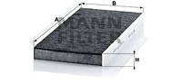 Filtru, aer habitaclu (CUK4054 MANN-FILTER) MERCEDES-BENZ