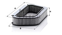 Filtru, aer habitaclu (CUK4136 MANN-FILTER) AUDI