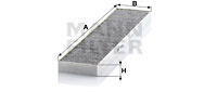 Filtru, aer habitaclu (CUK5480 MANN-FILTER) FORD,SEAT,VW