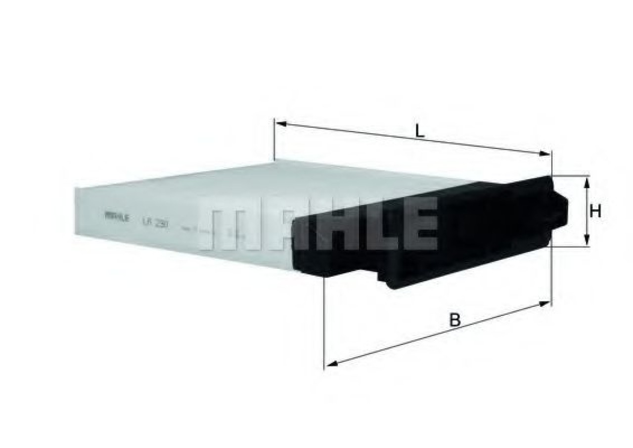 Filtru, aer habitaclu DACIA DUSTER (2010 - 2016) KNECHT LA 230 piesa NOUA