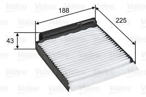 Filtru, aer habitaclu DACIA LOGAN EXPRESS (FS) (2009 - 2016) VALEO 698753 piesa NOUA