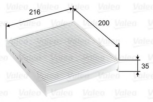 Filtru, aer habitaclu DACIA LOGAN II (2012 - 2016) VALEO 715746 piesa NOUA