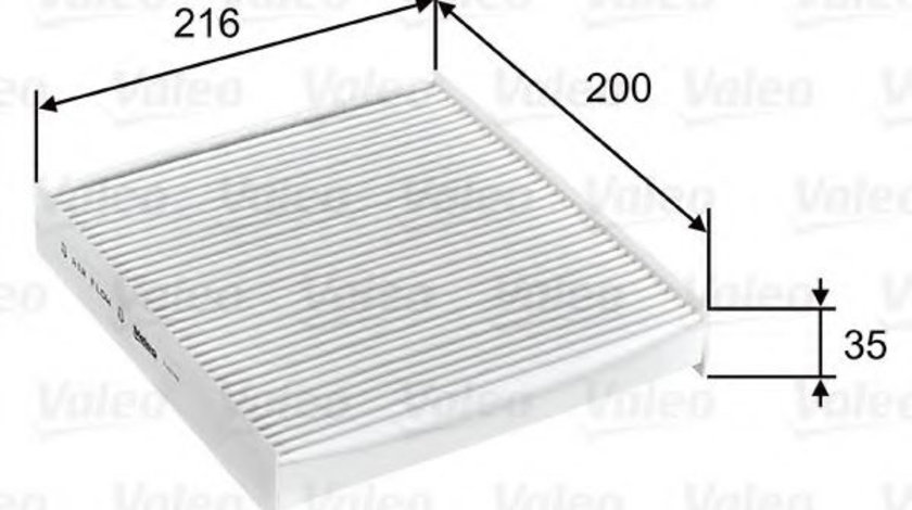 Filtru, aer habitaclu DACIA LOGAN MCV II (2013 - 2016) VALEO 715746 piesa NOUA