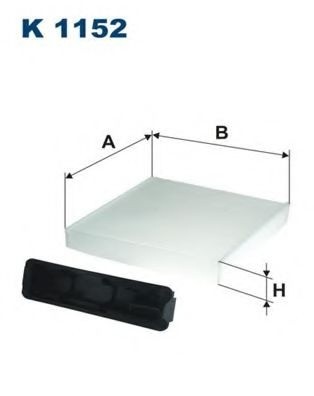 Filtru, aer habitaclu DACIA SANDERO (2008 - 2016) FILTRON K1152 piesa NOUA