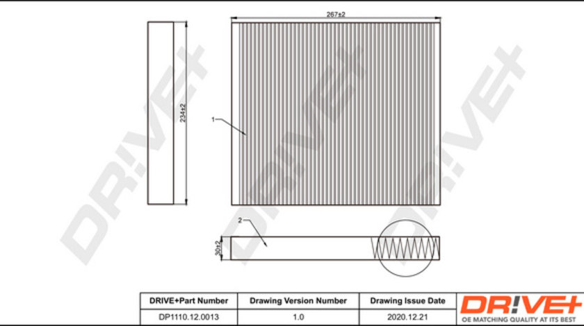 Filtru, aer habitaclu (DP1110120013 DRIVE) CHEVROLET,OPEL,VAUXHALL