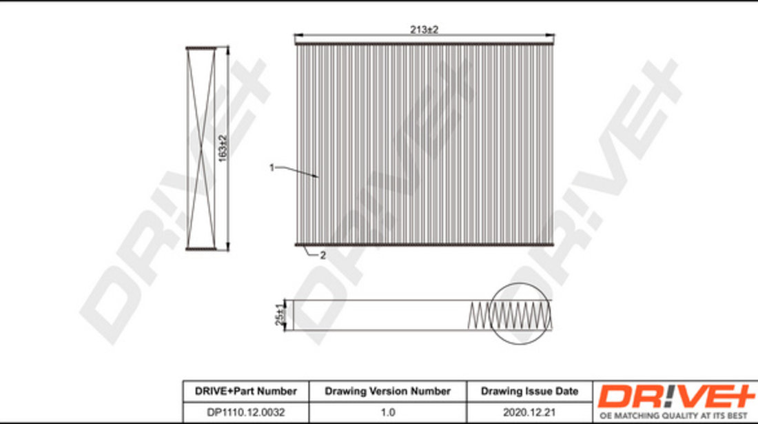 Filtru, aer habitaclu (DP1110120032 DRIVE) FIAT,LANCIA,UAZ