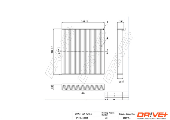 Filtru, aer habitaclu (DP1110120103 DRIVE) FORD