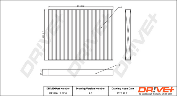 Filtru, aer habitaclu (DP1110120131 DRIVE) SEAT,SKODA,VW