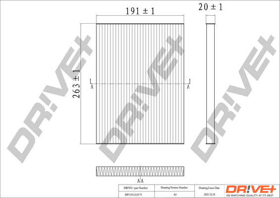 Filtru, aer habitaclu (DP1110120173 DRIVE) NISSAN