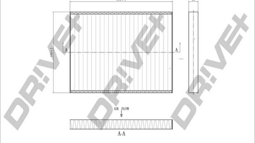 Filtru, aer habitaclu (DP1110120183 DRIVE) FORD