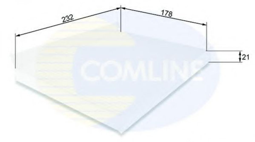 Filtru, aer habitaclu FIAT BRAVO Van (198) (2008 - 2016) COMLINE EKF103 piesa NOUA