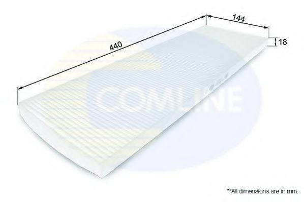 Filtru, aer habitaclu FIAT DUCATO platou / sasiu (230) (1994 - 2002) COMLINE EKF167 piesa NOUA