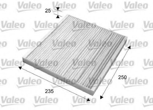 Filtru, aer habitaclu FIAT DUCATO platou / sasiu (250, 290) (2006 - 2016) VALEO 715636 piesa NOUA