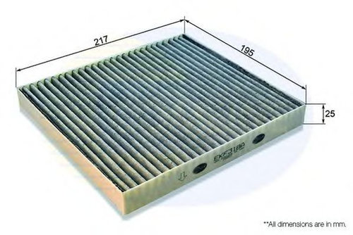 Filtru, aer habitaclu FIAT FREEMONT (JC, JF) (2011 - 2016) COMLINE EKF318A piesa NOUA