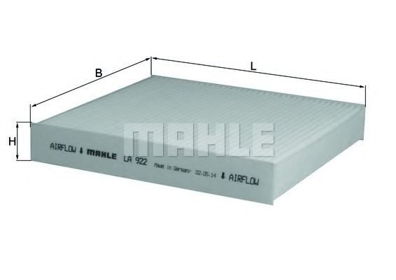 Filtru, aer habitaclu FIAT PANDA (312) (2012 - 2016) KNECHT LA 922 piesa NOUA