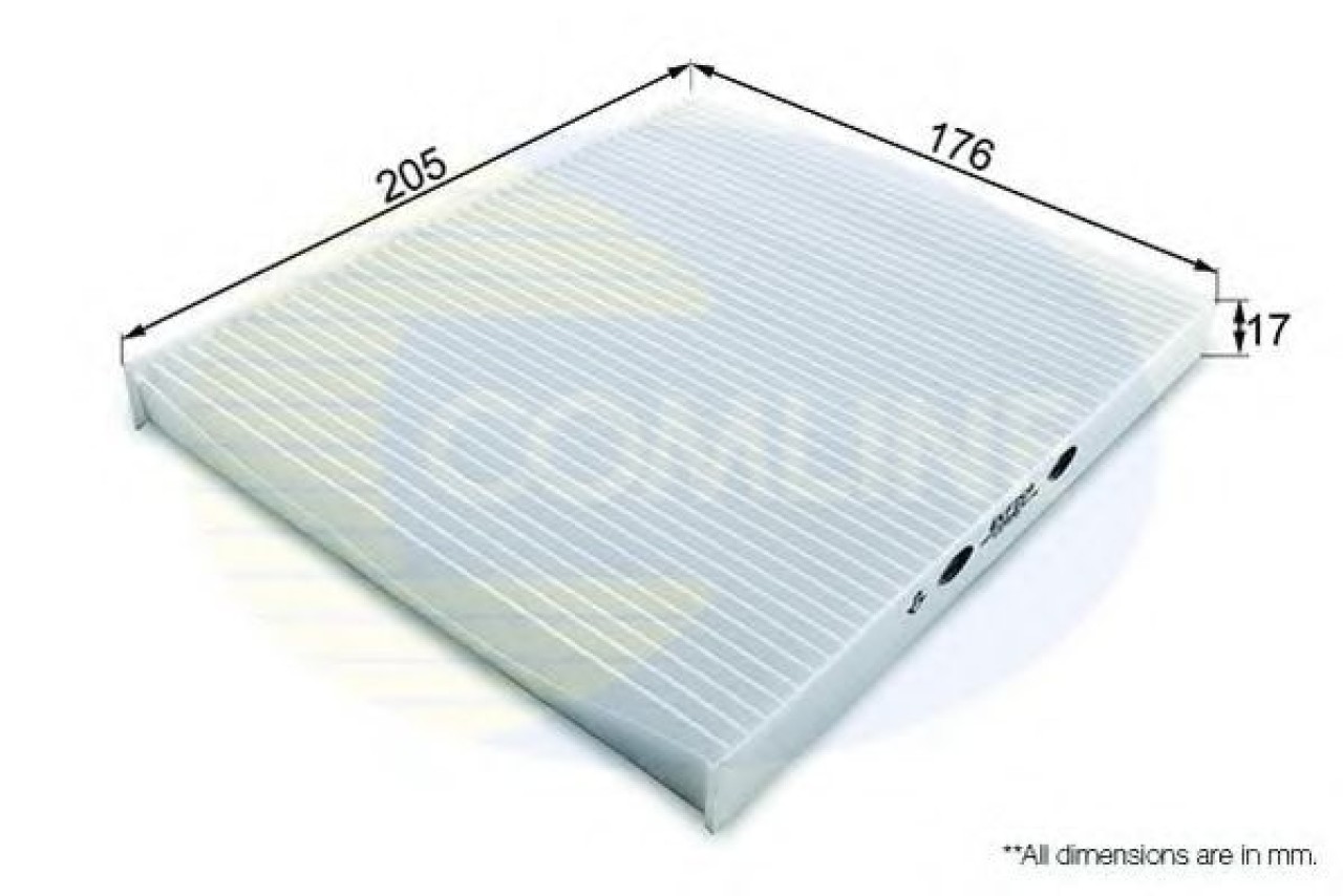 Filtru, aer habitaclu FIAT PANDA Van (169) (2004 - 2016) COMLINE EKF159 piesa NOUA