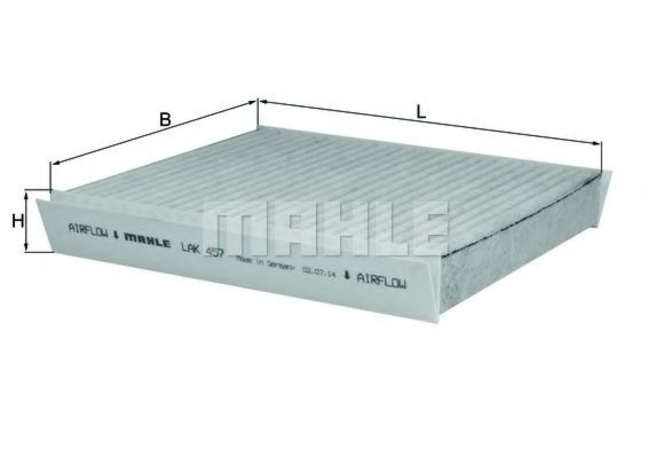 Filtru, aer habitaclu FIAT PRATICO platou / sasiu (263) (2010 - 2016) MAHLE ORIGINAL LAK 457 piesa NOUA