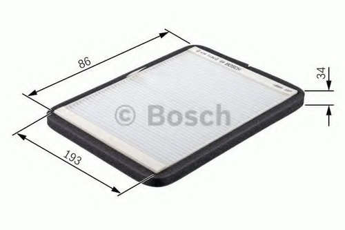 Filtru, aer habitaclu FIAT SCUDO caroserie (220L) (1996 - 2006) BOSCH 1 987 432 060 piesa NOUA