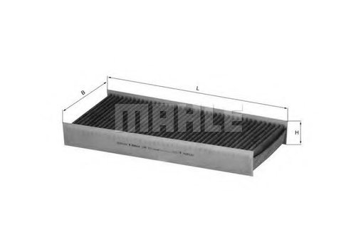 Filtru, aer habitaclu FIAT SCUDO platou / sasiu (272, 270) (2007 - 2016) MAHLE ORIGINAL LAK 412 pies...