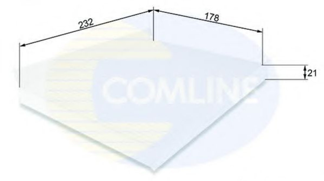 Filtru, aer habitaclu FIAT STILO (192) (2001 - 2010) COMLINE EKF103 piesa NOUA