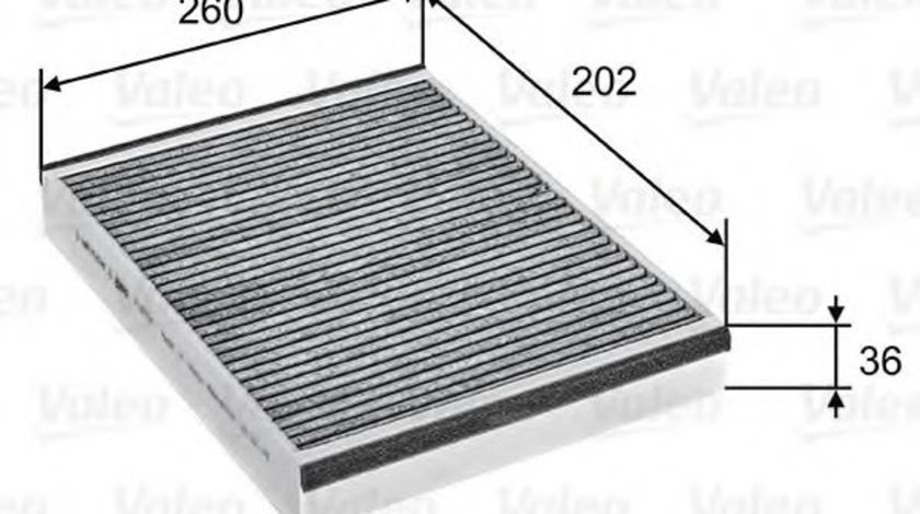 Filtru, aer habitaclu FORD C-MAX II (DXA) (2010 - 2016) VALEO 715757 piesa NOUA