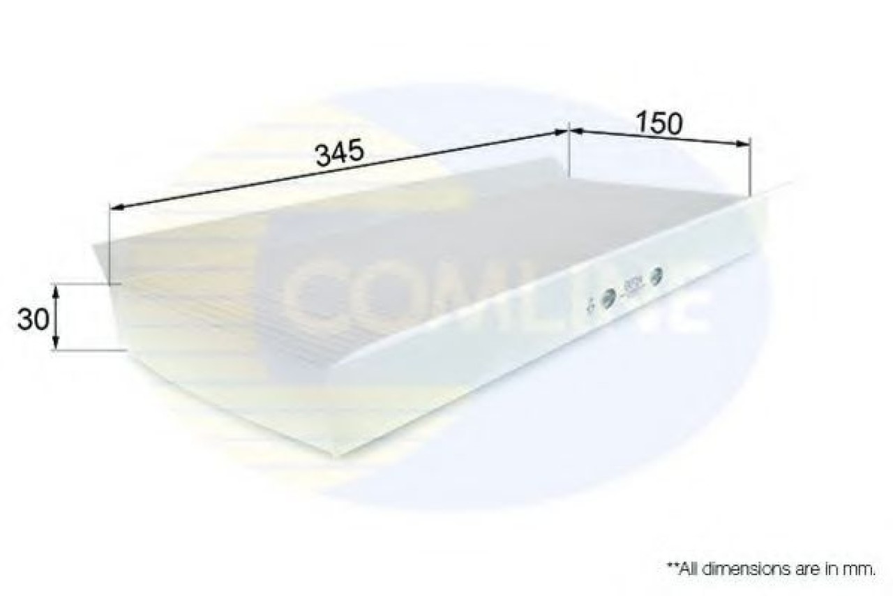 Filtru, aer habitaclu FORD COURIER (JV) (1998 - 2016) COMLINE EKF114 piesa NOUA