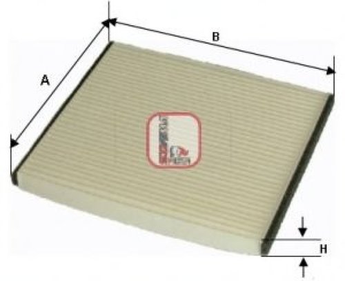 Filtru, aer habitaclu FORD FIESTA V (JH, JD) (2001 - 2010) SOFIMA S 3076 C piesa NOUA