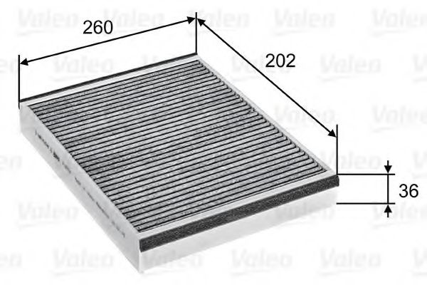 Filtru, aer habitaclu FORD KUGA II (DM2) (2012 - 2016) VALEO 715757 piesa NOUA